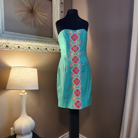 Vineyard Vines Strapless Dress Size 2 - Picture 1 of 11